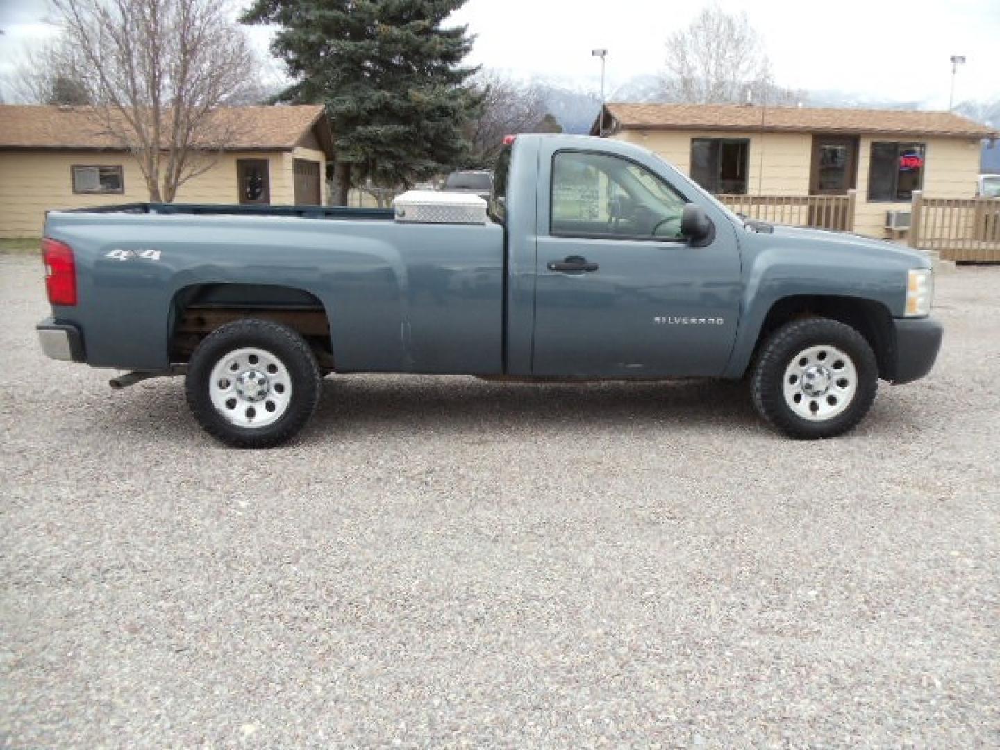 2011 Blue /Gray Chevrolet Silverado 1500 Work Truck (1GCNKPEA7BZ) with an 4.8L V8 Gas engine, Automatic transmission, located at 5465 Highway 2 W., Columbia Falls, MT, 59912, (406) 892-4407, 48.352188, -114.240929 - This truck was previously owned by the federal government so it has been well maintained and taken care of. The truck is clean inside and out with good tires and low miles. This truck has been mechanically inspected. This is the regular cab long box work truck. - Photo#9